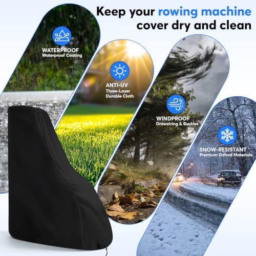 Rowing Machine Cover, Rower Outdoor Cover - Image 6
