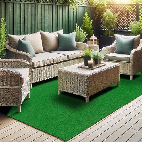 Ottomanson Artificial Grass Rug Lite 6'6" x 9'2" by Ottomanson