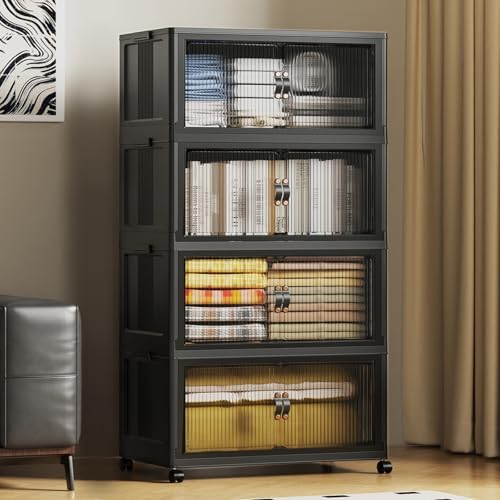 SAILUN 580Qt Stackable Storage Bins, Storage Cabinet by SAILUN