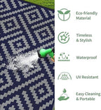 GENIMO Outdoor Rug, Waterproof Plastic Rugs - Image 6