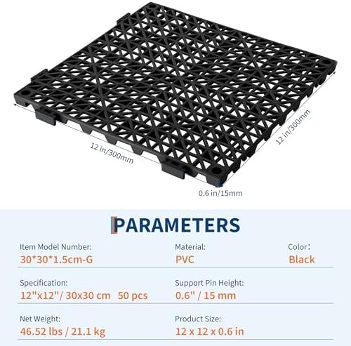 Garvee 100Pack Interlocking Floor Tiles - Image 7