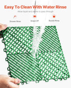VEVOR Interlocking Drainage Mat, 12” x 12” Splicing Drainage Mats, Non-Slip PP - Image 5