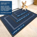 OLANLY Front Door Mat Outside 71x30, All-Season Heavy-Duty Rubber Doormat - Image 2
