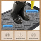 GORILLA GRIP WeatherMAX Door Mat, Indoor Outdoor Use - Image 5