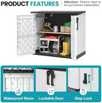 Outdoor Horizontal Storage Cabinet Box 36 Cu Ft - Image 3