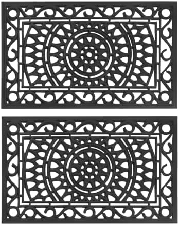 Sunburst Rubber Doormats by Unknown