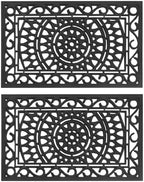 Sunburst Rubber Doormats by Unknown
