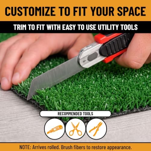 Ottomanson Artificial Grass Runner Lite 31" x 22' - Image 5