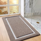 Color&Geometry Extra Soft Bathroom Rugs 44x24, Absorbent Microfiber Bath Rug - Image 3