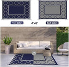 GENIMO Outdoor Rug, Waterproof Plastic Rugs - Image 4