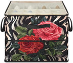 Red Roses Shoe Organizer for Closet - Image 2