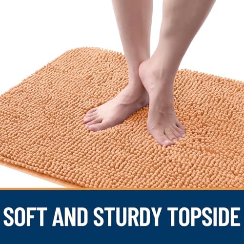 OLANLY Dog Door Mat for Muddy Paws 40x32, Super Absorbent Chenille Mud Mat - Image 4