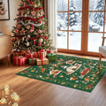 Christmas 2x3 Entryway Area Rug by HYHAOYUNLAI