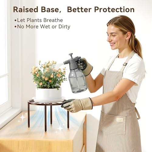 bussdis 1 PCS Plant Stand, -Heavy Duty Metal Stand Decorates Plants, Anti-Rust - Image 3