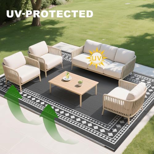 RURALITY Outdoor Rugs 6x9 Waterproof - Image 6