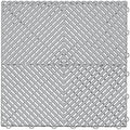 Swisstrax Ribtrax PRO Garage Floor Tiles, Pearl Silver by Swisstrax
