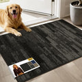 JSEI Dirt Trapper Door Mat 24"x36", Non-Slip Doormat, Dark Gray by JSEI