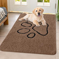 Smiry Dog Door Mat for Muddy Paws, Absorbent Non Slip Dirt Trapper by Smiry