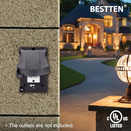 10 Pack BESTTEN Outdoor Outlet Cover - Image 7