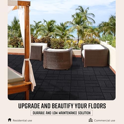 Playsafer Brick Rubber Interlocking Tiles | 16 X 16 | Easy Install - Image 6