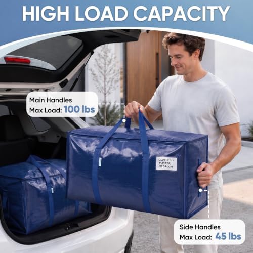 TICONN 16 Pack Extra Large Moving Bags Heavy Duty - Image 2