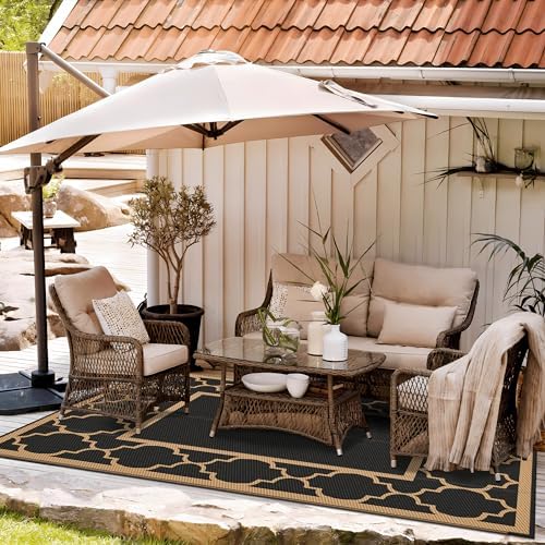GENIMO Outdoor Rug, Waterproof Plastic Rugs - Image 3