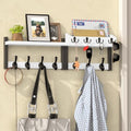 29'' White Coat Rack Wall Mount by Unknown