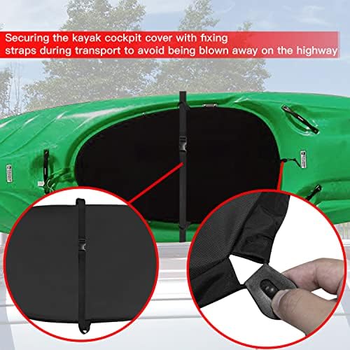 Universal Kayak Cockpit Cover Waterproof Seal Cockpit Cover - Image 3