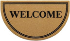 OLANLY Half Circle Door Mat 30x17, Low Profile Doormat by OLANLY