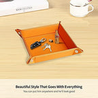 Key Dish Bowl for Entryway, Catchall Holder Bedside Table Valet Tray for Men - Image 5