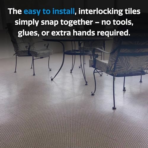 SnapLock DuraGrid 12"x12" Interlocking Deck Tiles, 40 Pack - Image 6
