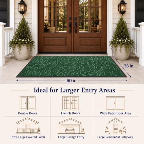 Yimobra Extra Large Door Mat, Outdoor Doormat - Image 2