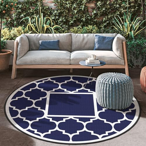 GENIMO Outdoor Rug, Waterproof Plastic Rugs by GENIMO