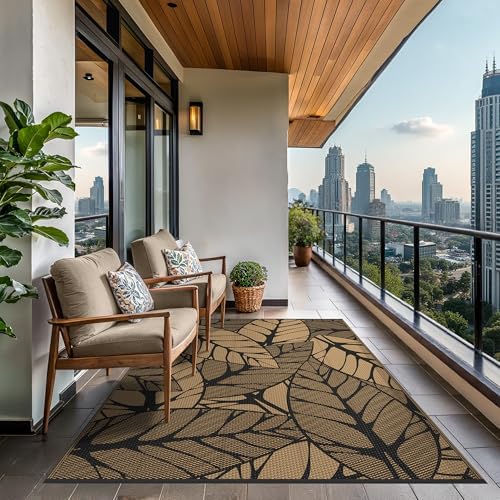 GENIMO Outdoor Rug, Waterproof Plastic Rugs - Image 4