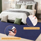 Grefinity Marine Carpet, 5 FT x 20 FT Deep Blue Indoor Outdoor Carpet - Image 6