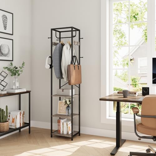 Coat Rack Freestanding, Hall Tree - Image 4