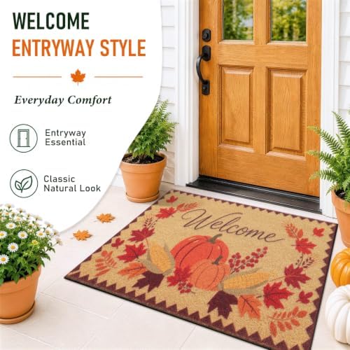 OLANLY Front Door Mat 35x23, Low Profile Doormat - Image 5