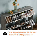 Shoe Cabinet Storage, Modern Freestanding Organizer - Image 4