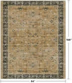Rustic Brown and Charcoal Olive 7x9 Area Rug - Image 2