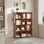 AWTATOS Closet Organizer, 12 Cube Storage Organizer Shelves, Cocoa Brown - Image 2