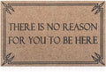 Indoor Outdoor Mat Front Door Welcome Mats Durable Funny There is No Reason by Lzuso