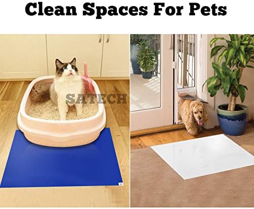 SATECH Sticky/Tacky/Adhesive Mat 26" x 45" Blue - Image 6