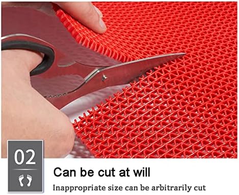 Drainage Non Slip Floor Mats Wet Area Commercial Mesh Rubber Flooring Mat - Image 4