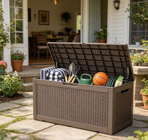 LAUSAINT HOME 320 Gallon Outdoor Storage Box, Package Delivery Box - Image 3