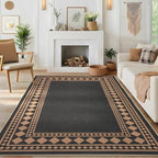 GarveeHome Solid Rugs Washable 8x10 Area Rug by GarveeHome