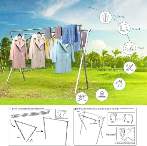Drying Racks Clothing for Outdoor - Image 2