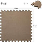 24 Pack 96 sqft Home Gym Mat, Puzzle Exercise Mat, EVA Interlocking Foam Floor - Image 2