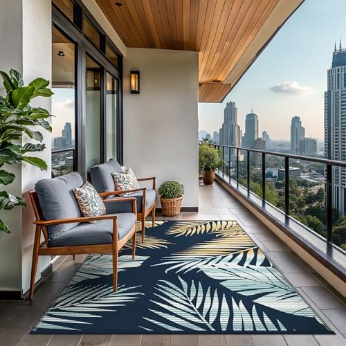GENIMO Outdoor Rug, Waterproof Plastic Rugs - Image 4