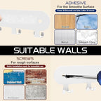 2 Pack Key Holder for Wall Adhesive, Key Hooks - Image 3