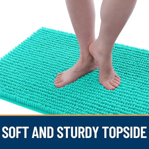 OLANLY Dog Door Mat for Muddy Paws 44x24, Extra Absorbent Chenille Mud Mat - Image 3